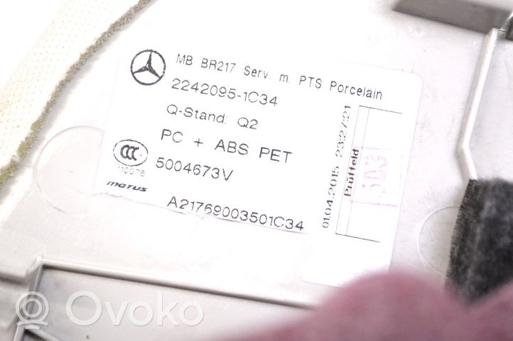 Mercedes-Benz S W222 Rivestimento del vano portaoggetti del cruscotto A21269003501