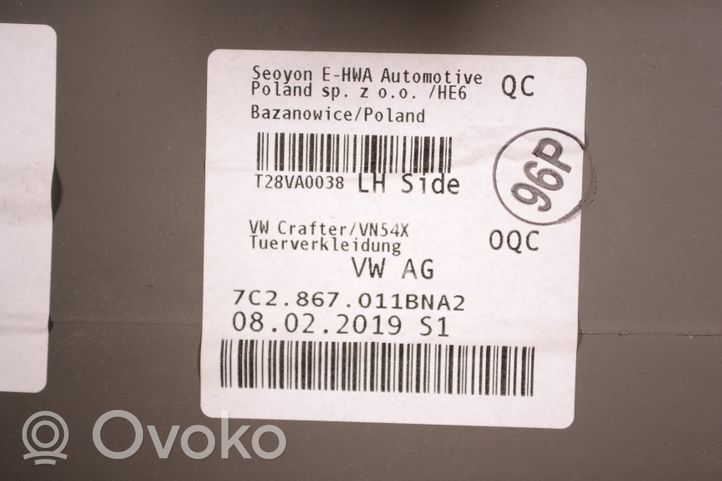 Volkswagen Crafter Boczki / Poszycie drzwi przednich 7C2867011B