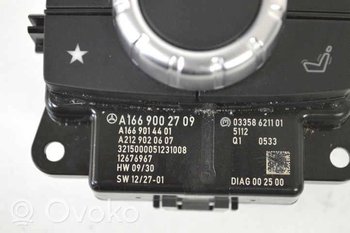 Mercedes-Benz GL X166 Controllo multimediale autoradio A2129020607