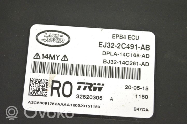 Land Rover Range Rover Evoque L538 Unidad de control/módulo EMF del freno trasero BJ3214C261AD