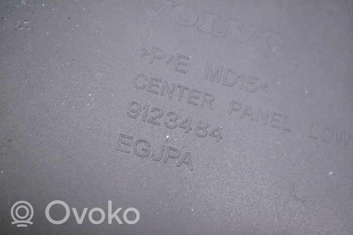 Volvo V40 Garniture panneau inférieur de tableau de bord 9123484