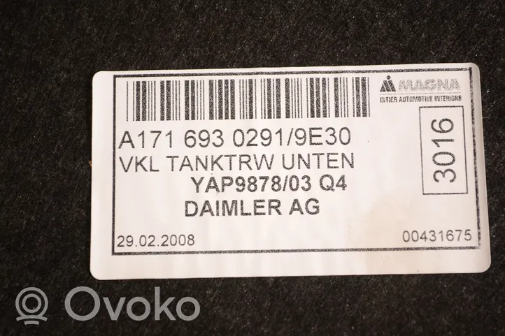 Mercedes-Benz SLK R171 Tavaratilan kaukalon tekstiilikansi A1716930291