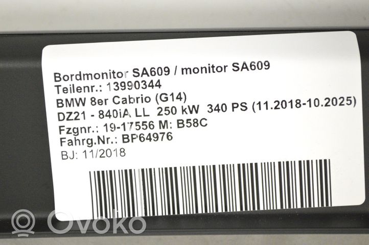 BMW 8 G14 Monitor / wyświetlacz / ekran 8798746