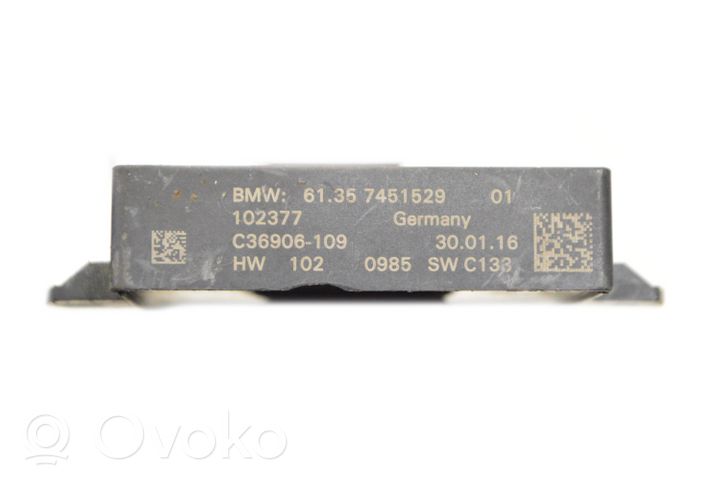 BMW 4 F32 F33 Sterownik / Moduł elektrycznej klapy tylnej / bagażnika 7451529