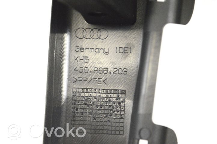 Audi A6 Allroad C6 Garniture panneau inférieur de tableau de bord 4G0868203