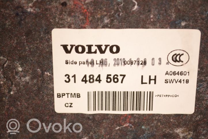 Volvo V40 Dolny panel schowka koła zapasowego 31484567