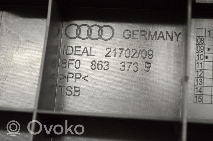 Audi A5 8T 8F Garniture latérale de console centrale arrière 8F0863373B