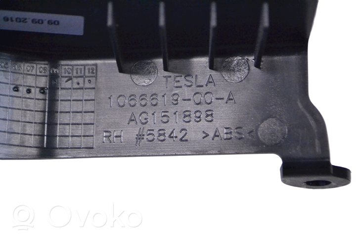 Tesla Model X Sedynės reguliatorių apdaila 106661900A