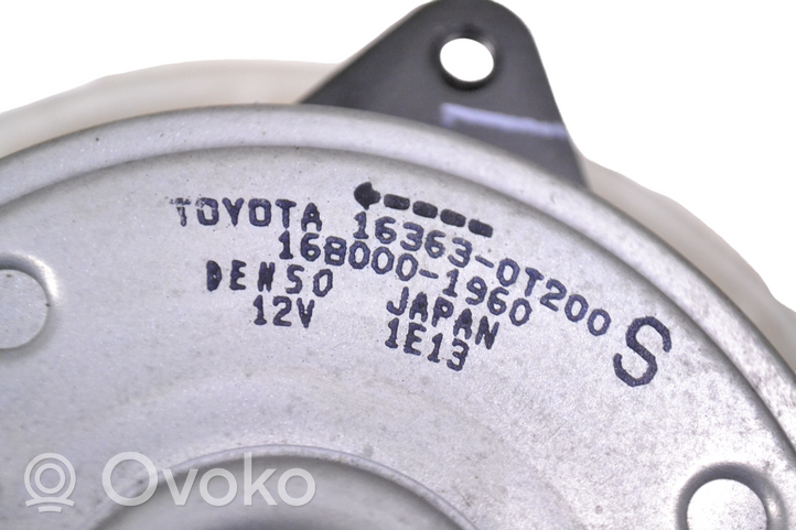 Toyota C-HR Hélice moteur ventilateur 163630T200