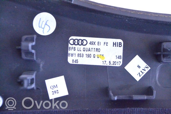 Audi A5 Ramka schowka deski rozdzielczej 8W1853190G