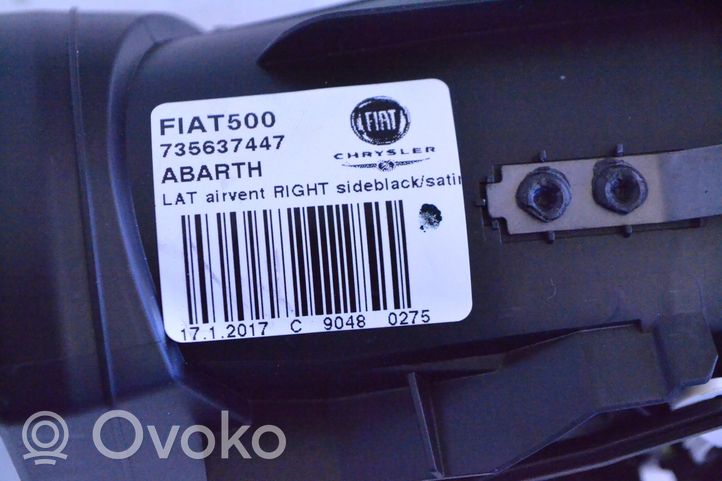 Fiat 500 Copertura griglia di ventilazione cruscotto 735637447