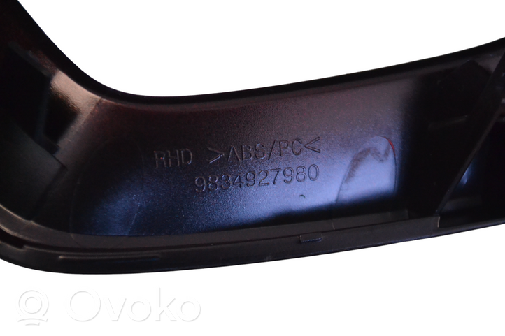 Opel Mokka X Boîte à gants garniture de tableau de bord 9834927980