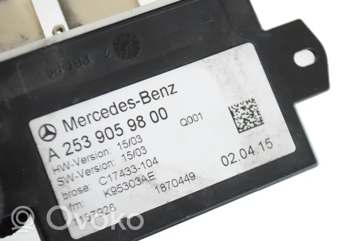 Mercedes-Benz S C217 Sterownik / Moduł elektrycznej klapy tylnej / bagażnika A2539059800