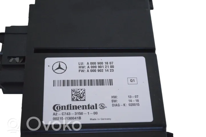 Mercedes-Benz S C217 Altri dispositivi A0009001807