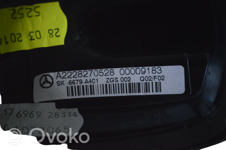 Mercedes-Benz S W222 Kattoantennin (GPS) suoja A2228270528