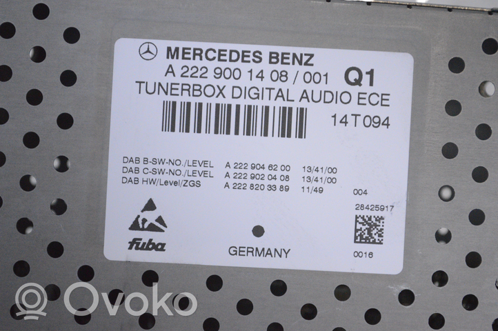 Mercedes-Benz S W222 Moduł / Sterownik dziku audio HiFi A2229001408