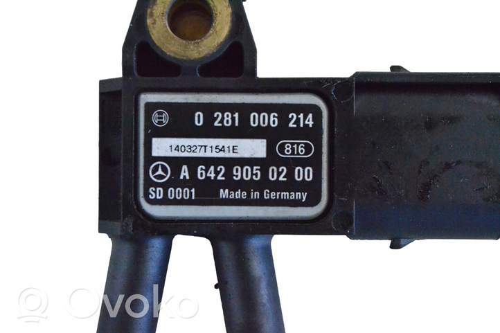 Mercedes-Benz S W222 Sensor de presión del escape A6429050200