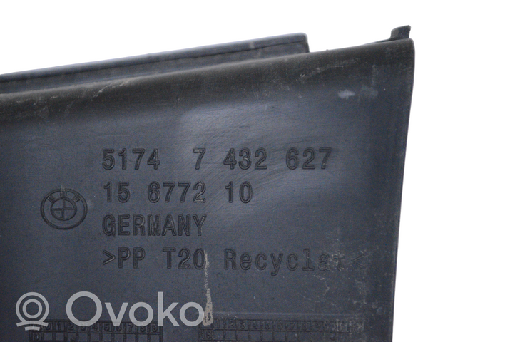 BMW 4 F32 F33 Prowadnica powietrza intercoolera 7432627