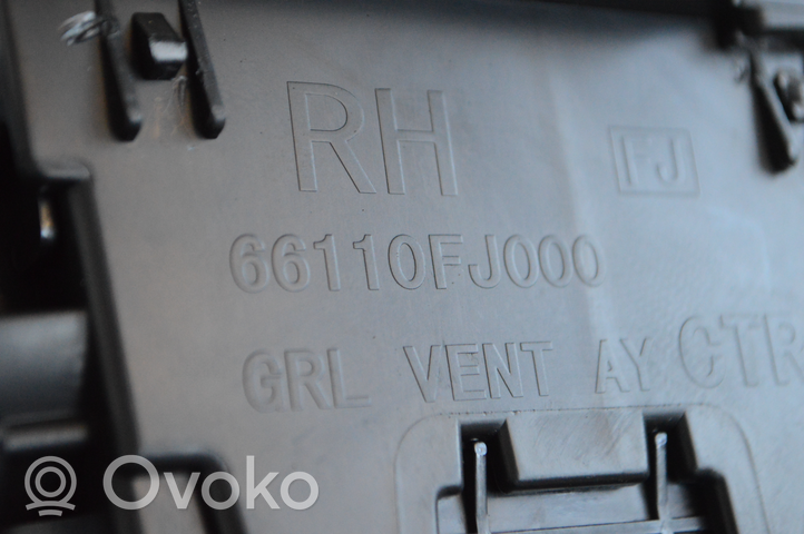 Subaru XV Moldura protectora de la rejilla de ventilación del panel 66110FJ000