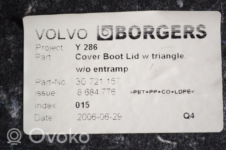 Volvo S80 Garniture de hayon 30721157