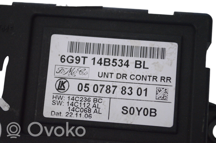 Volvo S80 Unité de commande module de porte 6G9T14B534BL