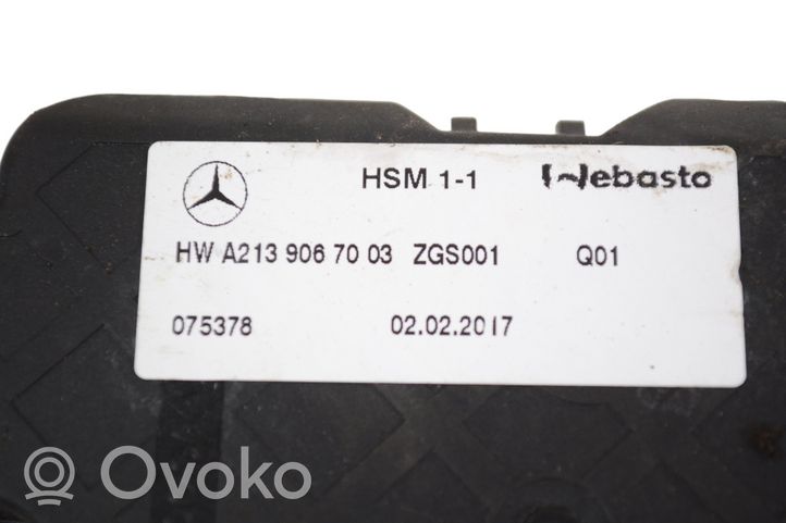 Mercedes-Benz E W213 Moottori/käyttölaite A2139067003