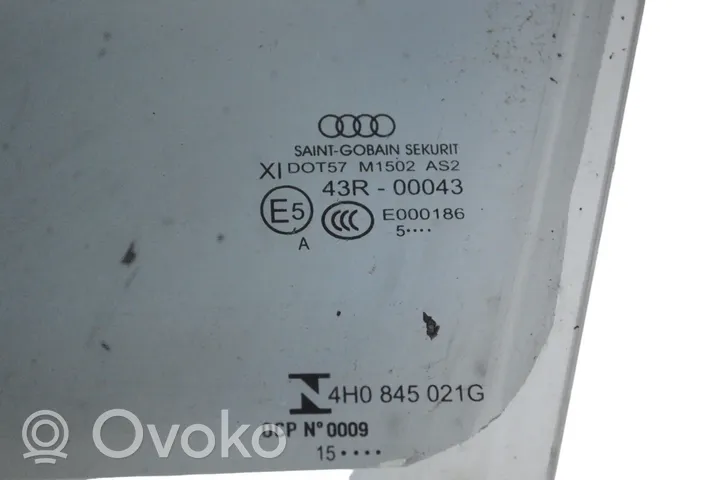 Audi A8 S8 D4 4H Etuoven ikkunalasi, neliovinen malli 4H0845021G