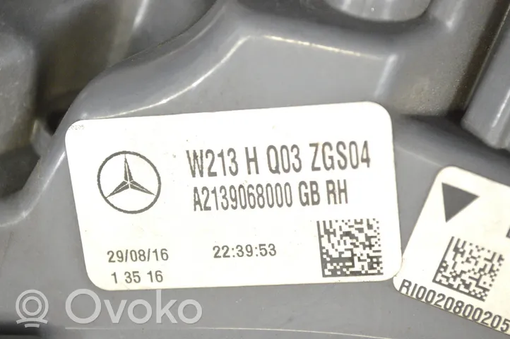 Mercedes-Benz E W213 Задний фонарь в кузове A2139068000