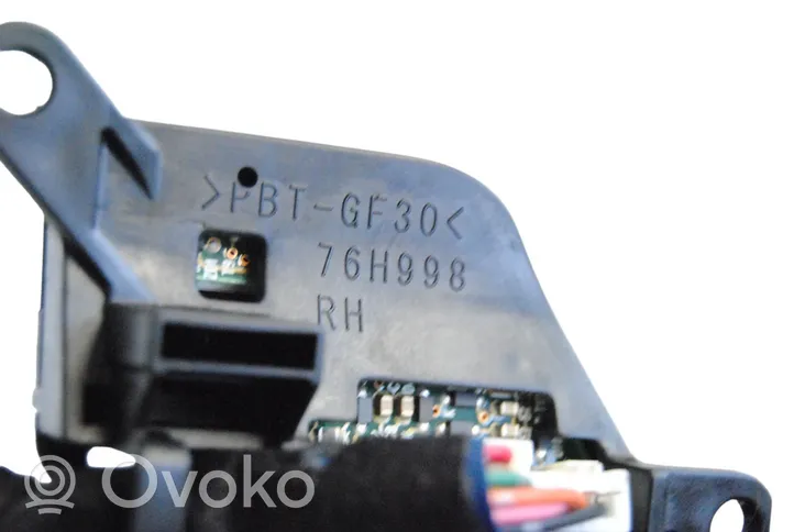 Infiniti Q50 Affichage de l'indicateur du sélecteur de vitesse 76H998