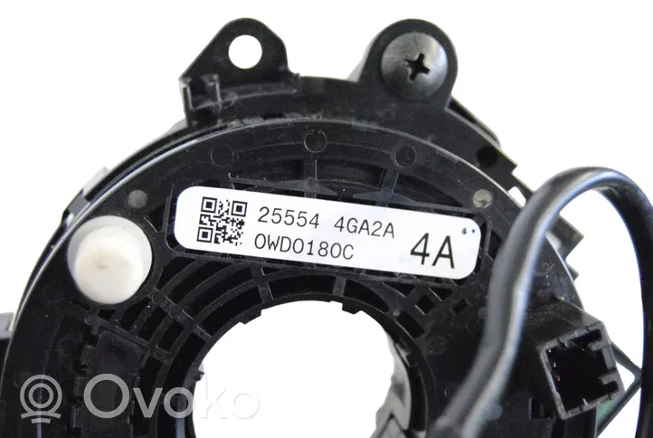 Infiniti Q50 Airbag slip ring squib (SRS ring) 255544GA2A