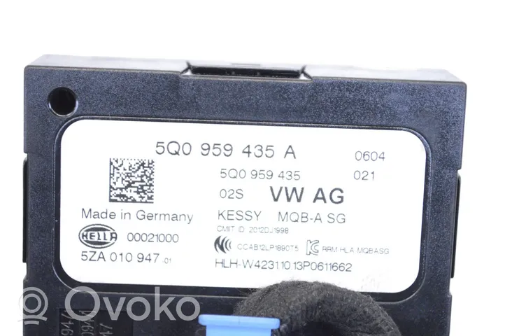 Volkswagen Golf VII Module de contrôle sans clé Go 5Q0959435A