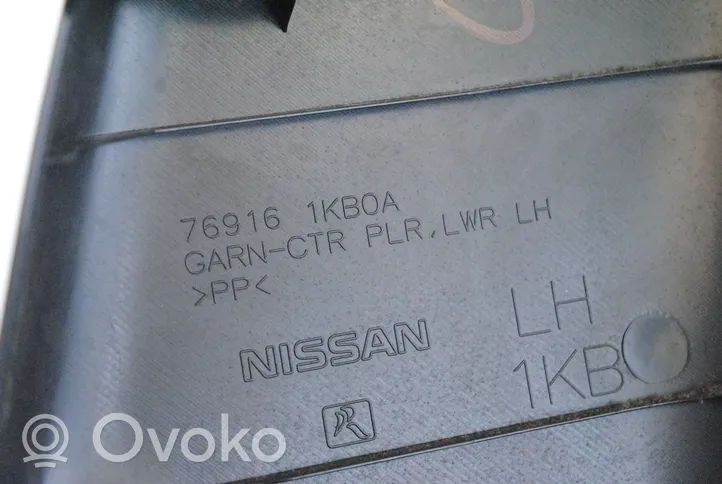 Nissan Juke I F15 B-pilarin verhoilu (alaosa) 769161KB0A