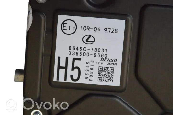 Lexus NX Vaizdo kamera priekiniame bamperyje 8646C78031