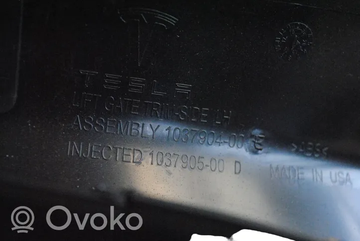 Tesla Model X Rivestimento portellone 103790500D