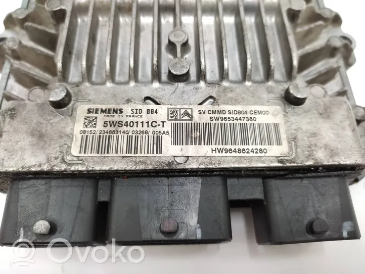 Citroen C2 Unité de commande, module ECU de moteur 9653447380