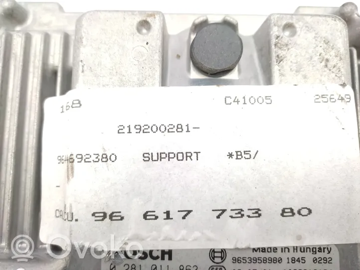 Citroen C4 Aircross Motora vadības bloka ECU 9661773380