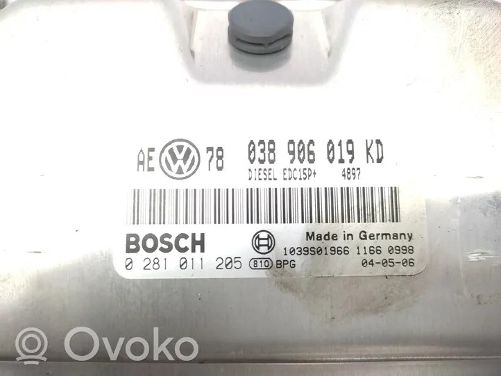 Volkswagen Passat Alltrack Centralina/modulo motore ECU 038906019KD