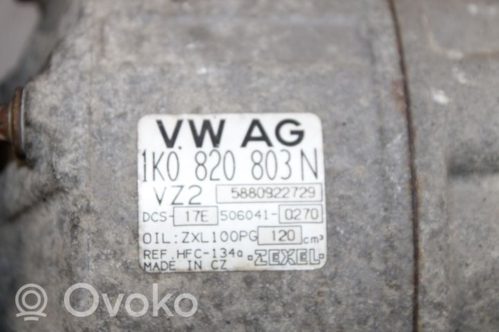 Volkswagen Caddy Ilmastointilaitteen kompressorin pumppu (A/C) 1K0820803N