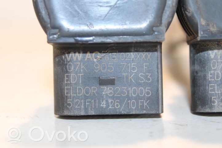 Volkswagen Eos High voltage ignition coil 07K905715F
