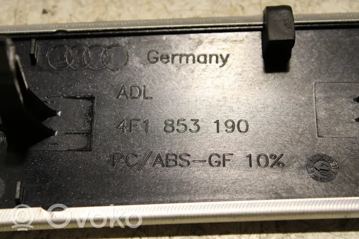 Audi A6 S6 C6 4F Boîte à gants garniture de tableau de bord 4F1853190