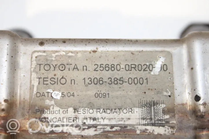 Toyota Avensis T250 Refroidisseur de vanne EGR 256800R02000