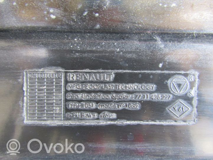 Renault Clio III Moulure inférieure de pare-chocs arrière 7711425227