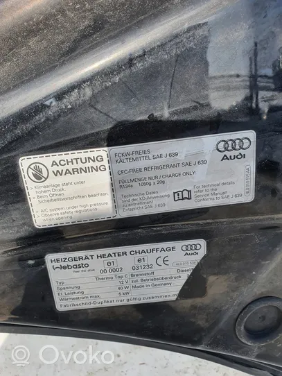 Audi Q7 4L Vano motore/cofano AUDI