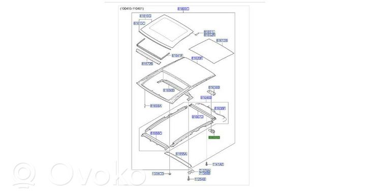 KIA Venga Fenêtre vent puissance moteur de ventilation 816311P000