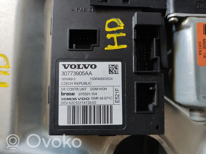 Volvo C30 Mécanisme de lève-vitre avec moteur 