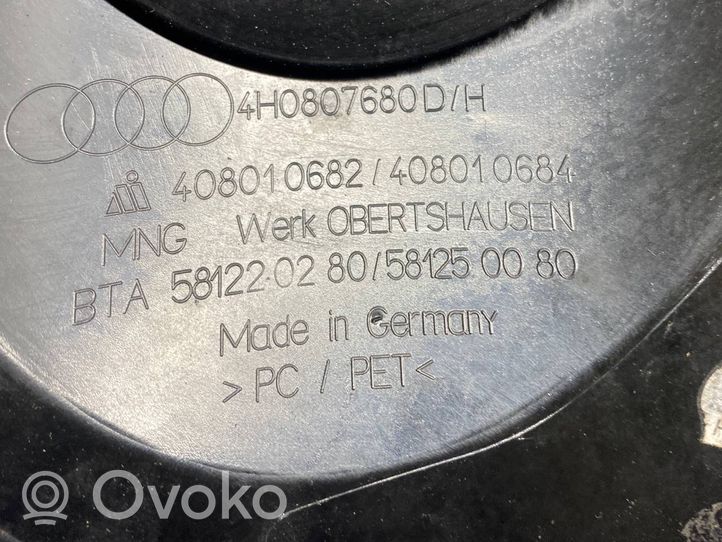 Audi A8 S8 D3 4E Pretmiglas luktura dekoratīvais režģis 4H0807151