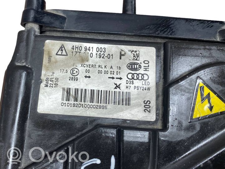 Audi A8 S8 D4 4H Lampa przednia 4H0941003