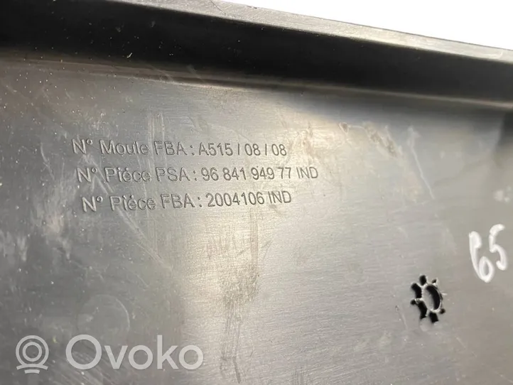 Citroen C3 Ramka przedniej tablicy rejestracyjnej 9684194977