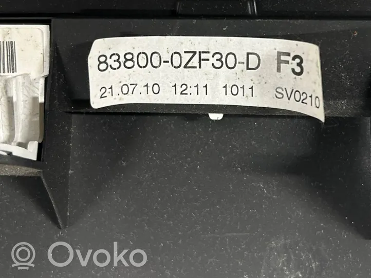 Toyota Corolla E140 E150 Geschwindigkeitsmesser Cockpit 838000ZF30D