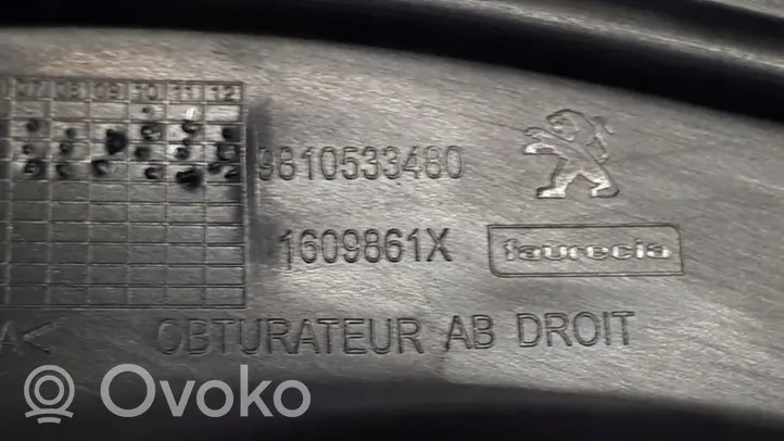 Peugeot 208 Grille inférieure de pare-chocs avant 9810533480